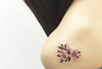 Small Flower Detail On Shoulder Tattoos Flower Tattoos Small pertaining to size 1080 X 1469