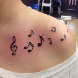 Small Music Note Tattoo For Women Tattoos Small Music Tattoos within size 1080 X 1080