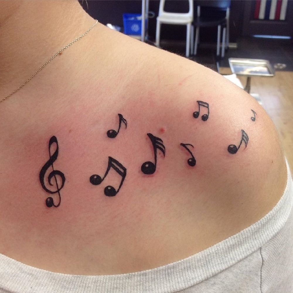 Small Music Tattoos Tattoo Ideas Small Music Tattoos Music in measurements 1000 X 1000
