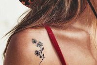 Small Wild Flower Shoulder Tattoo Ideas For Women Minimal Floral inside dimensions 1351 X 2048