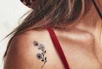 Small Wild Flower Shoulder Tattoo Ideas For Women Minimal Floral throughout size 1351 X 2048