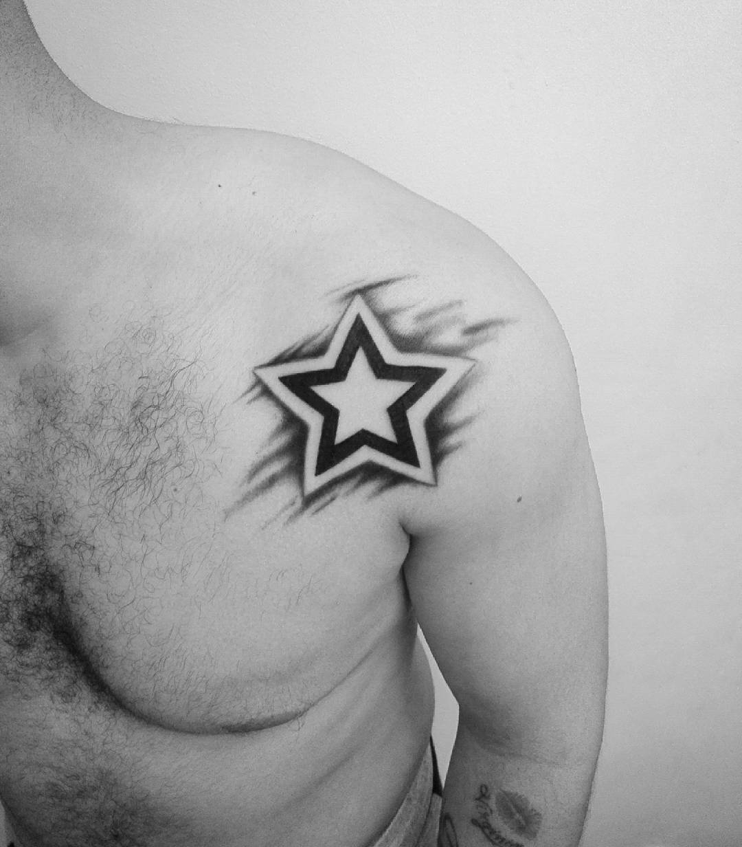 звезды на груди у мужчин фото 23