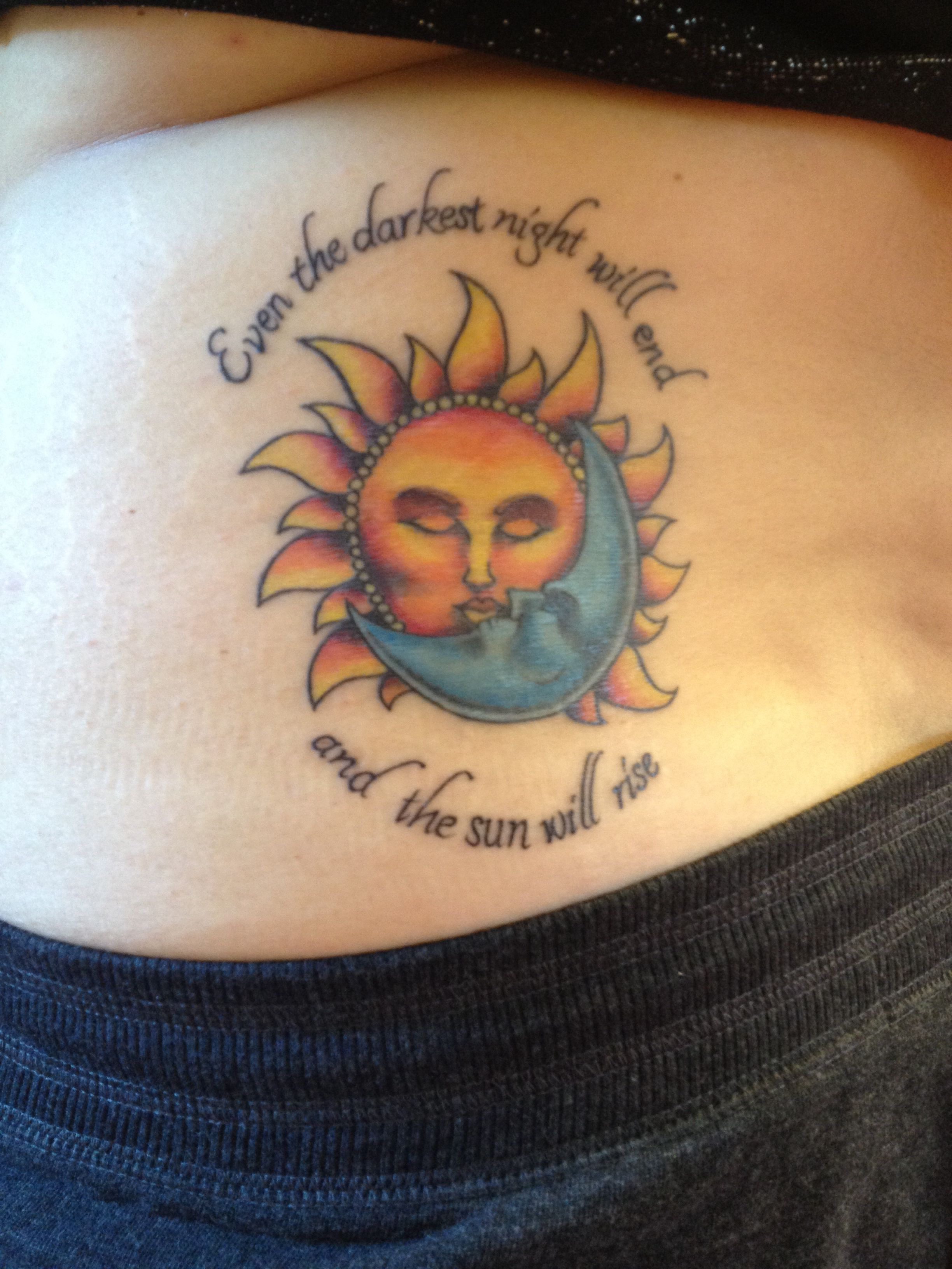 Sun And Moon Tattoo Body Modification 3 Moon Tattoo Designs throughout dimensions 2448 X 3264