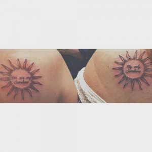 Sun Matching Tattoos That Say You Are My Sunshine And My Only pertaining to measurements 1000 X 1000