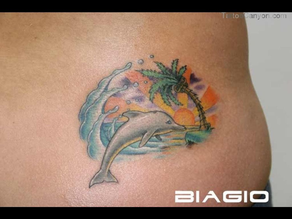 Sunset And Dolphin Tattoos Google Search Tattoos Ideas intended for sizing 1024 X 768