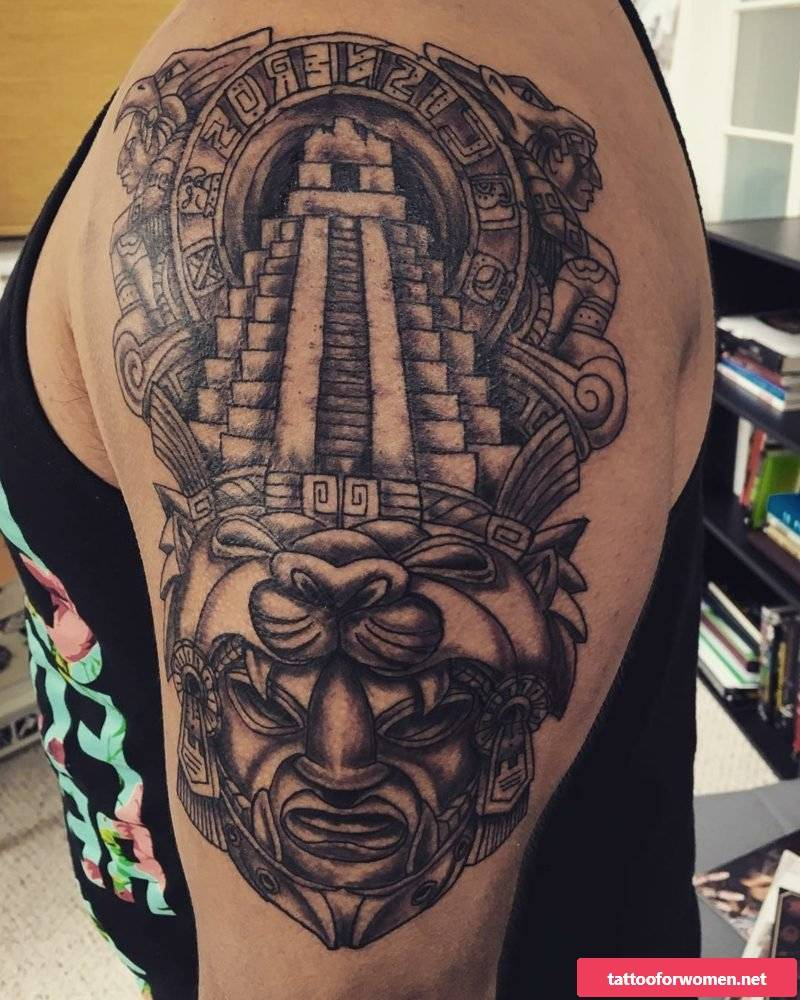 Symbolic Mayan Tattoo Designs Tattoo For Women within sizing 800 X 1000