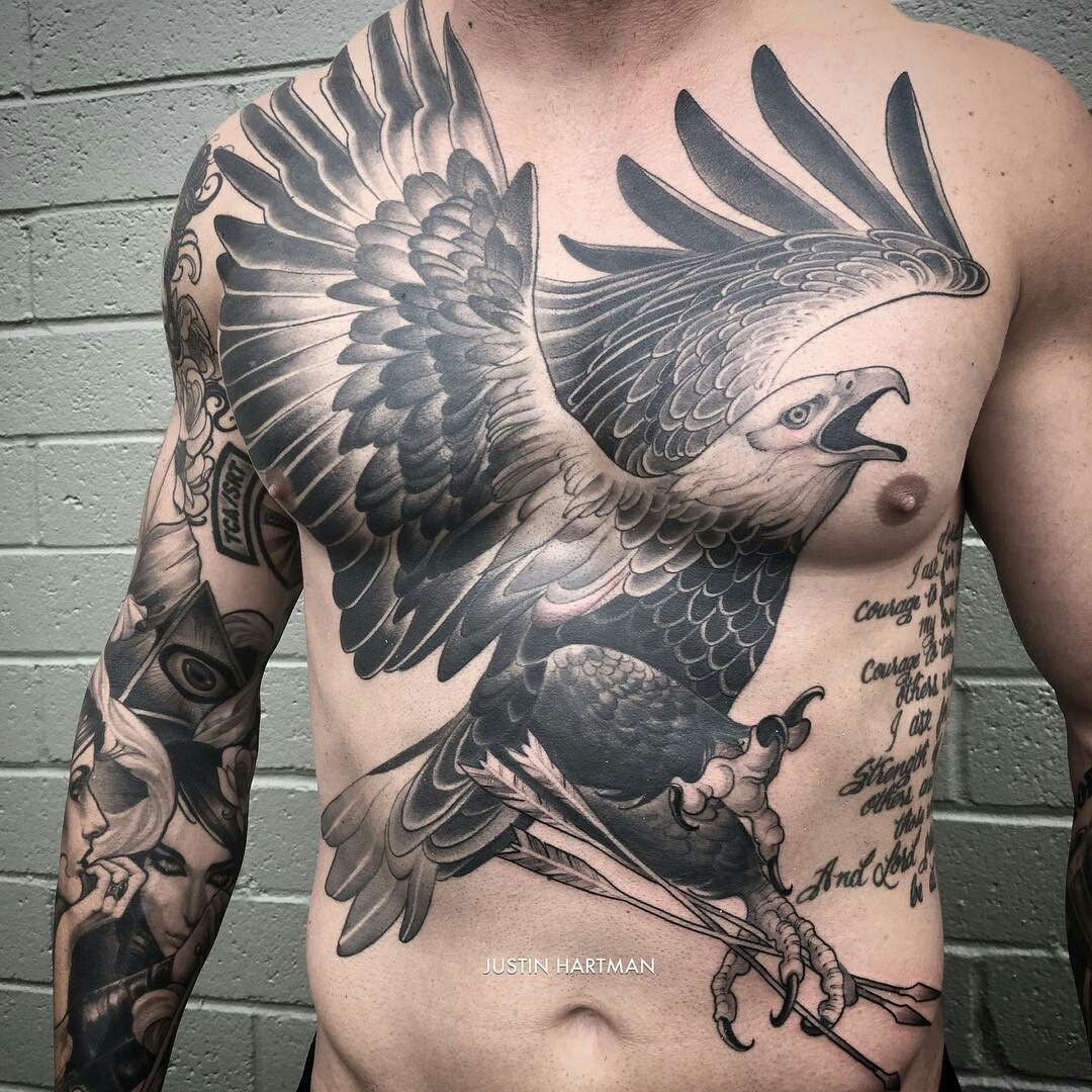 Tattoo Done Justin Hartman Aguila Aguilatattoo Eagle intended for sizing 1080 X 1080