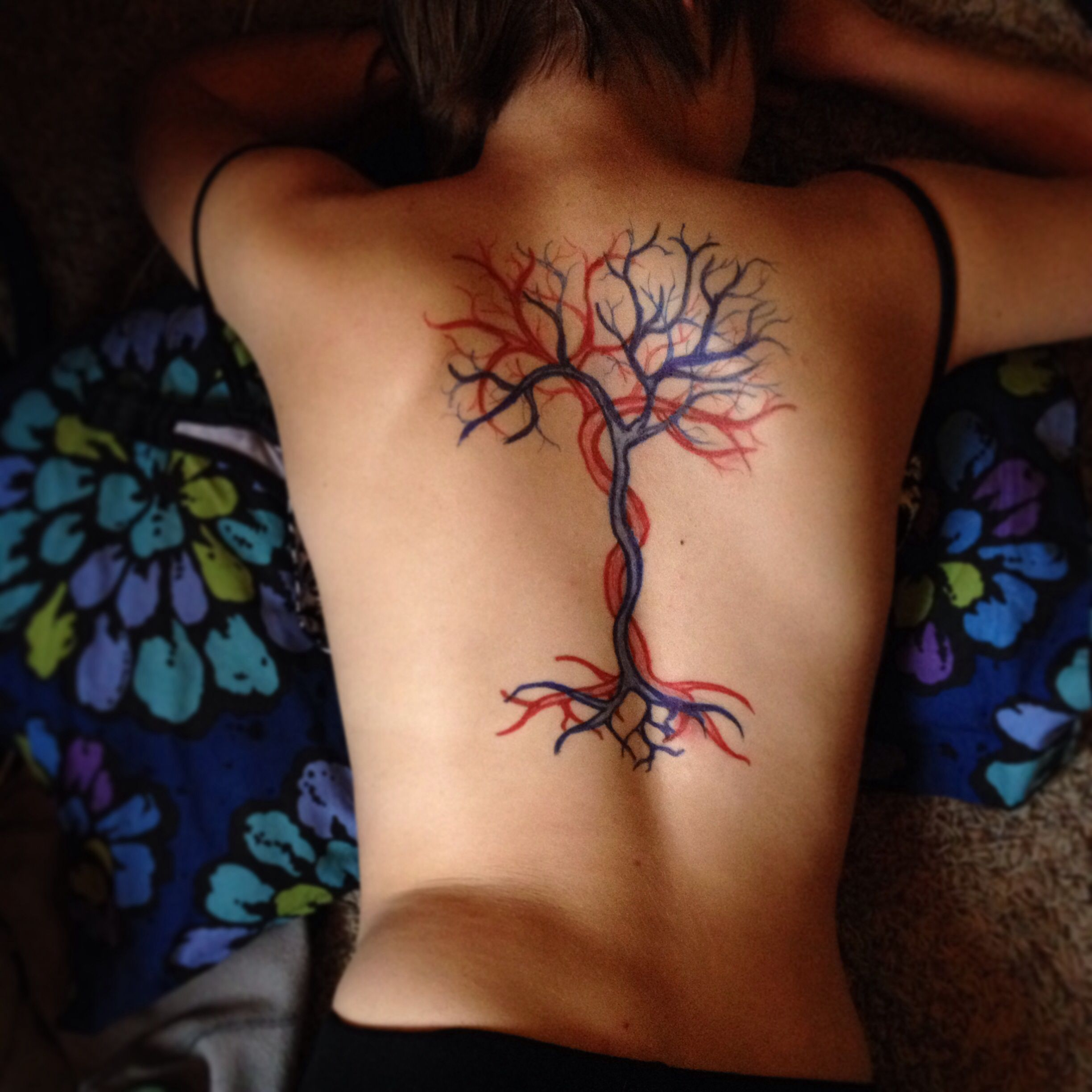 Tattoo Of Veins And Arteries In Shape Of Tree Clever As A Medical intended for proportions 2448 X 2448