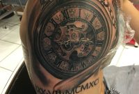 Tattoo On Shoulder Clock Tattoos That I Love Tattoos For Guys with regard to measurements 1000 X 1334