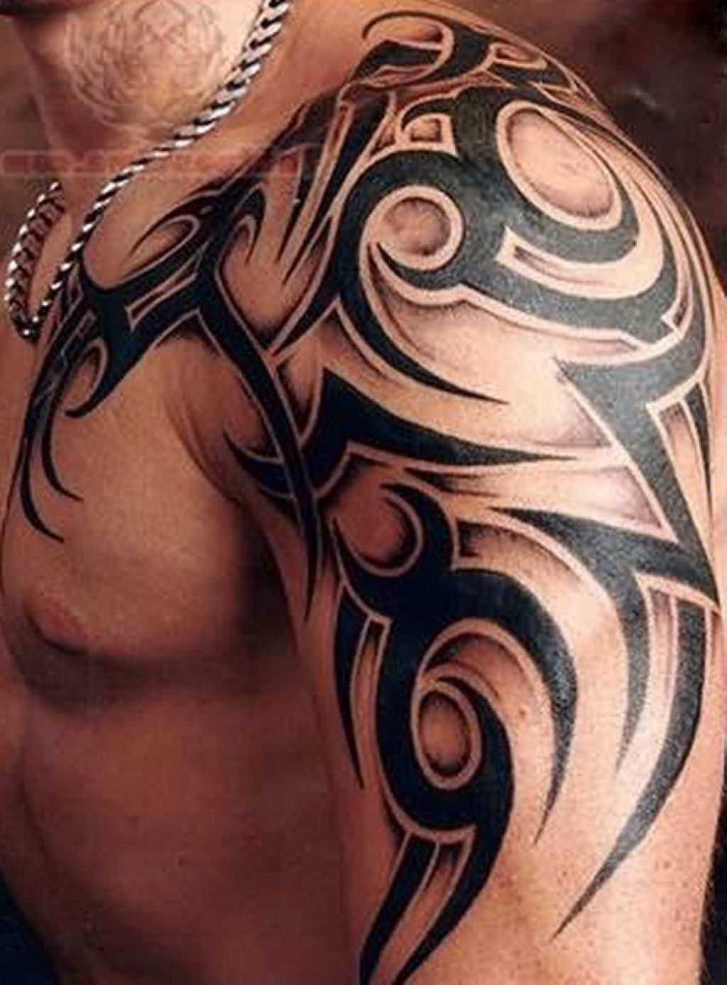 Tattoosformen Tattoos For Men Tribal Tattoos Tribal Shoulder intended for size 1024 X 1388