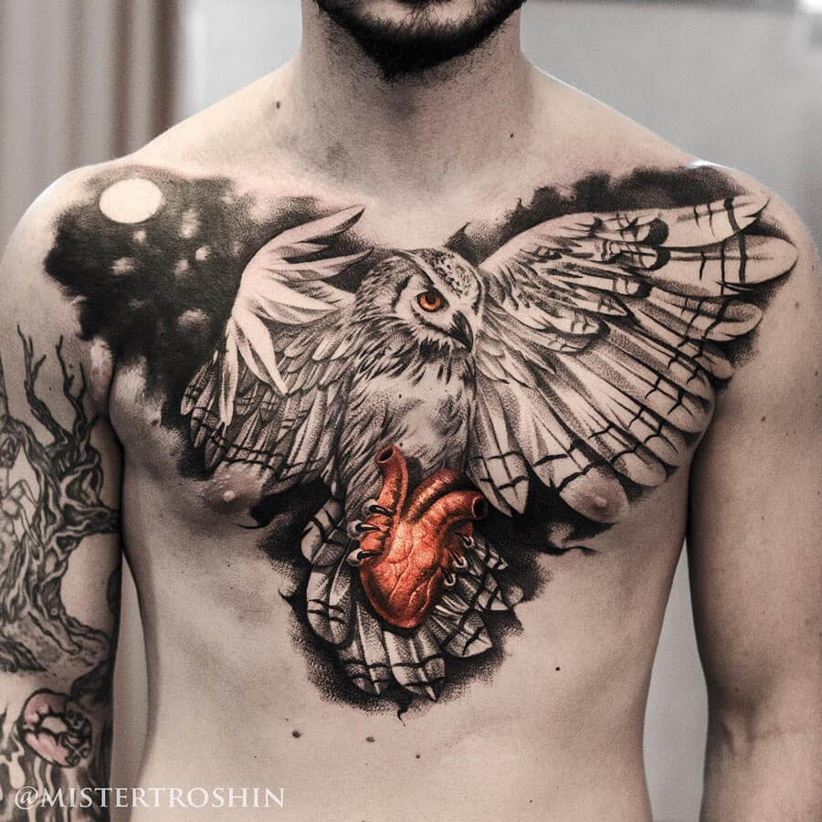 The 100 Best Chest Tattoos For Men Improb for measurements 900 X 900