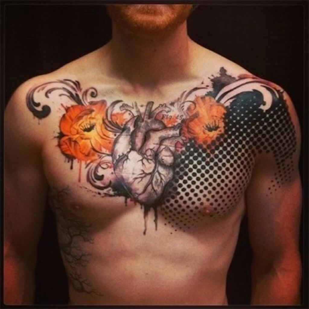 The 100 Best Chest Tattoos For Men Improb intended for measurements 1024 X 1024