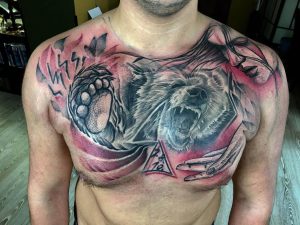 The 100 Best Chest Tattoos For Men Improb regarding size 1080 X 809