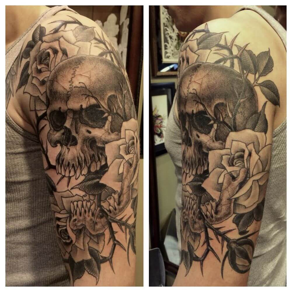 The 110 Best Skull Tattoos For Men Improb pertaining to sizing 1000 X 1000