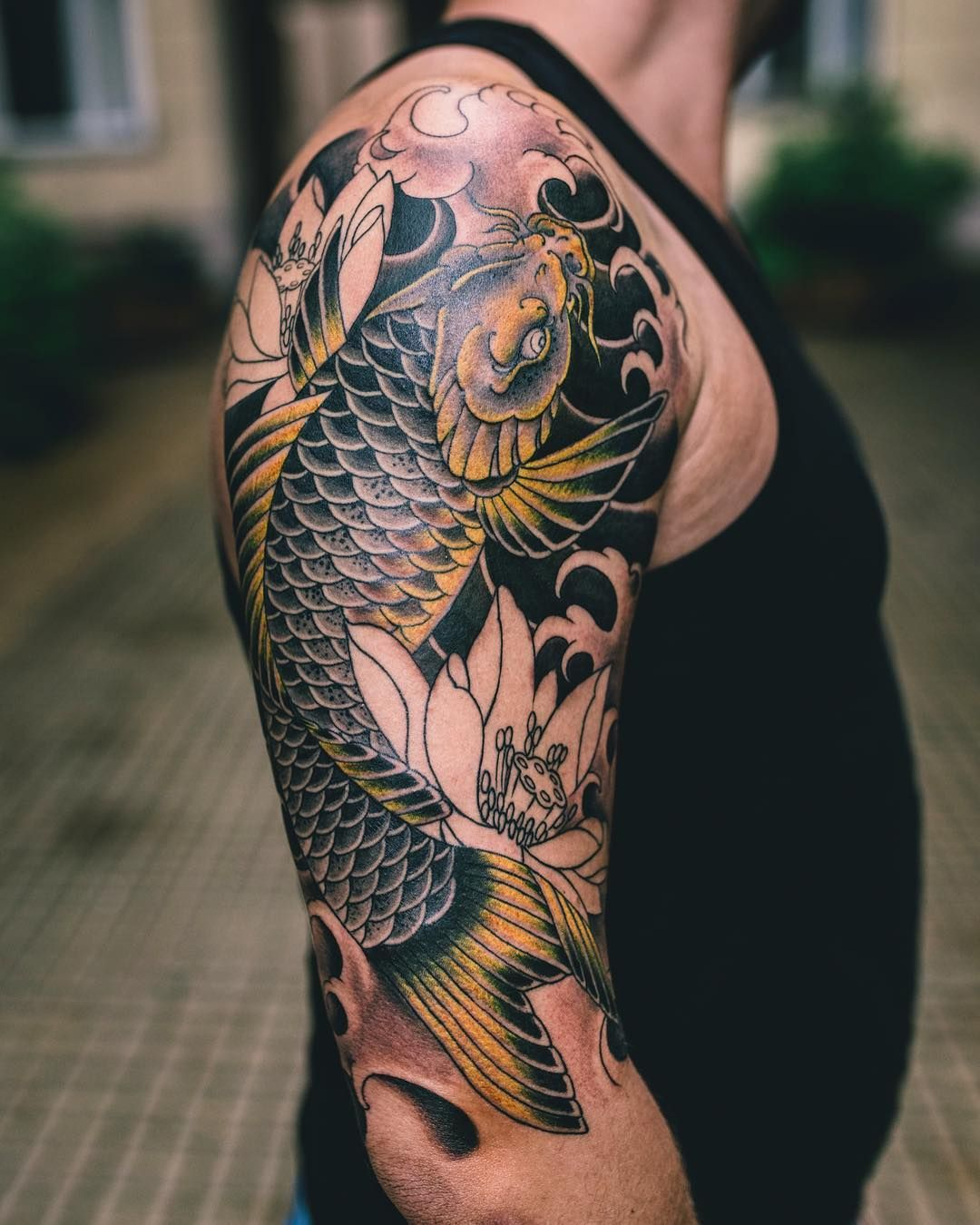 The 75 Best Koi Fish Tattoo Designs For Men Improb regarding proportions 1080 X 1350