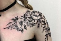 The 81 Most Gorgeous Blackwork Flower Tattoos Tattoos Flower in measurements 1080 X 1080