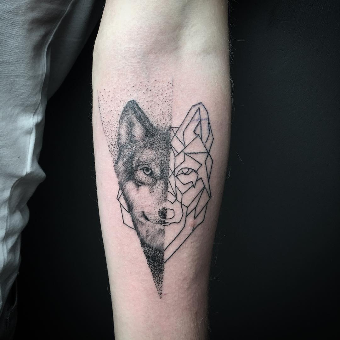 The 85 Best Wolf Tattoos For Men Improb intended for proportions 1080 X 1080