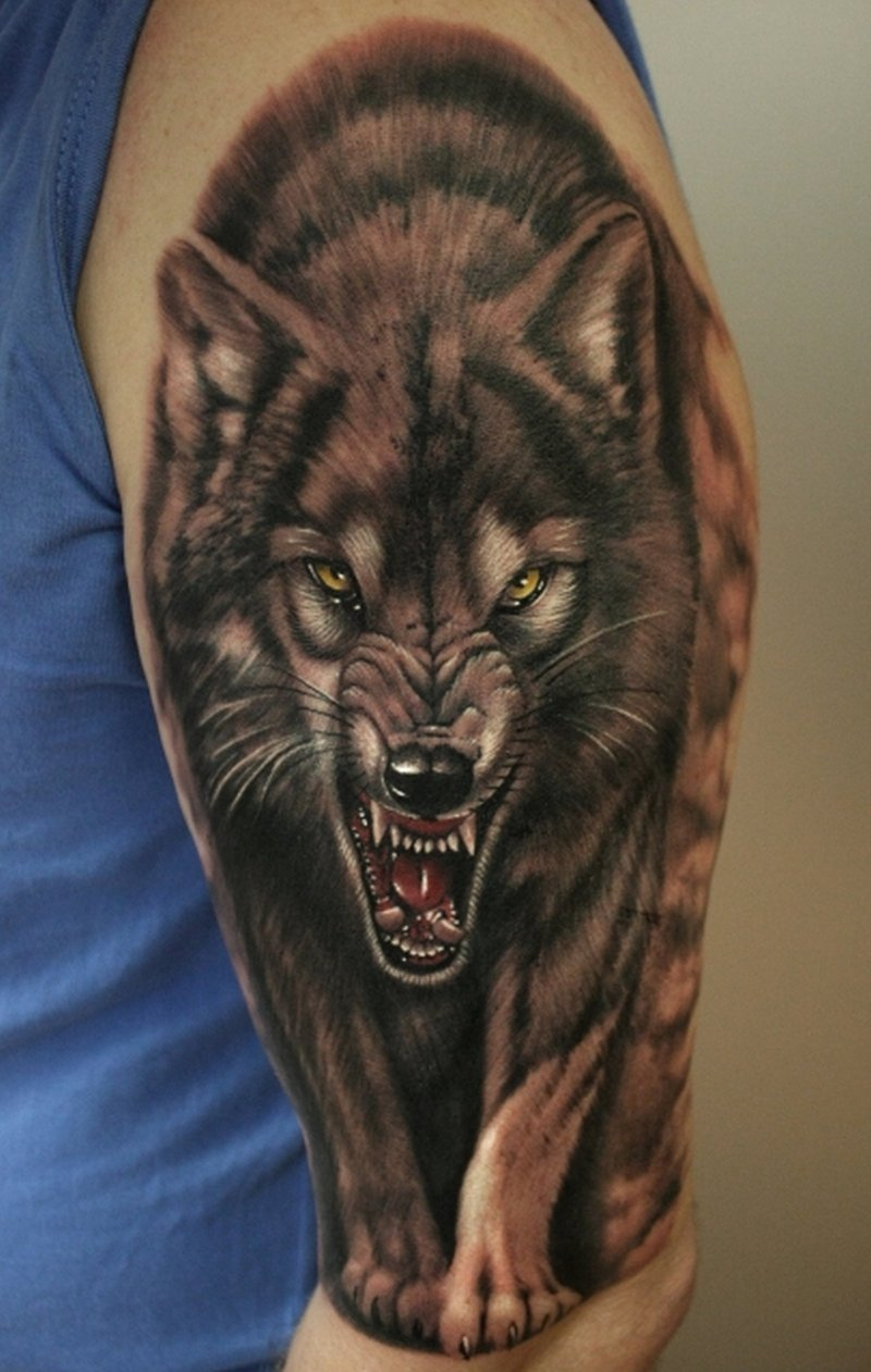 The 85 Best Wolf Tattoos For Men Improb pertaining to proportions 800 X 1261