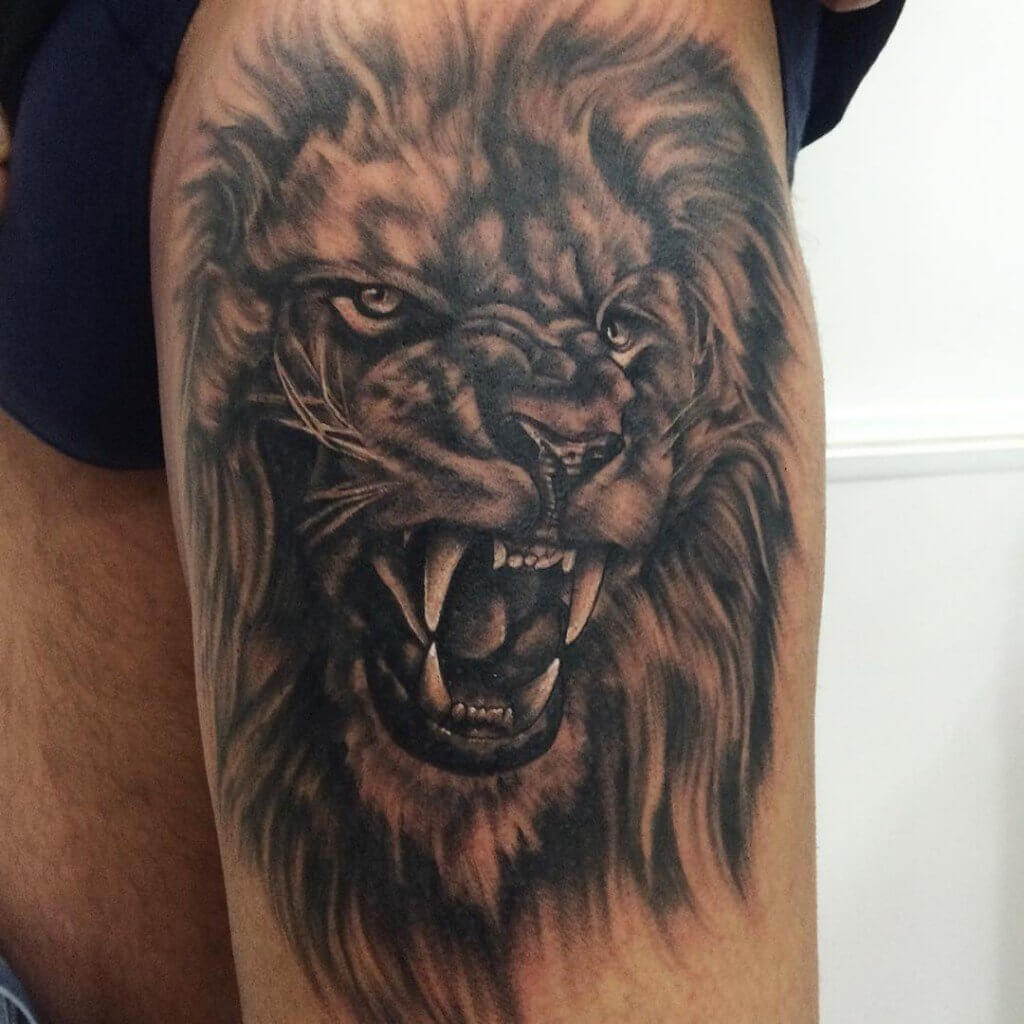 The King 105 Best Lion Tattoos For Men Improb with regard to proportions 1024 X 1024