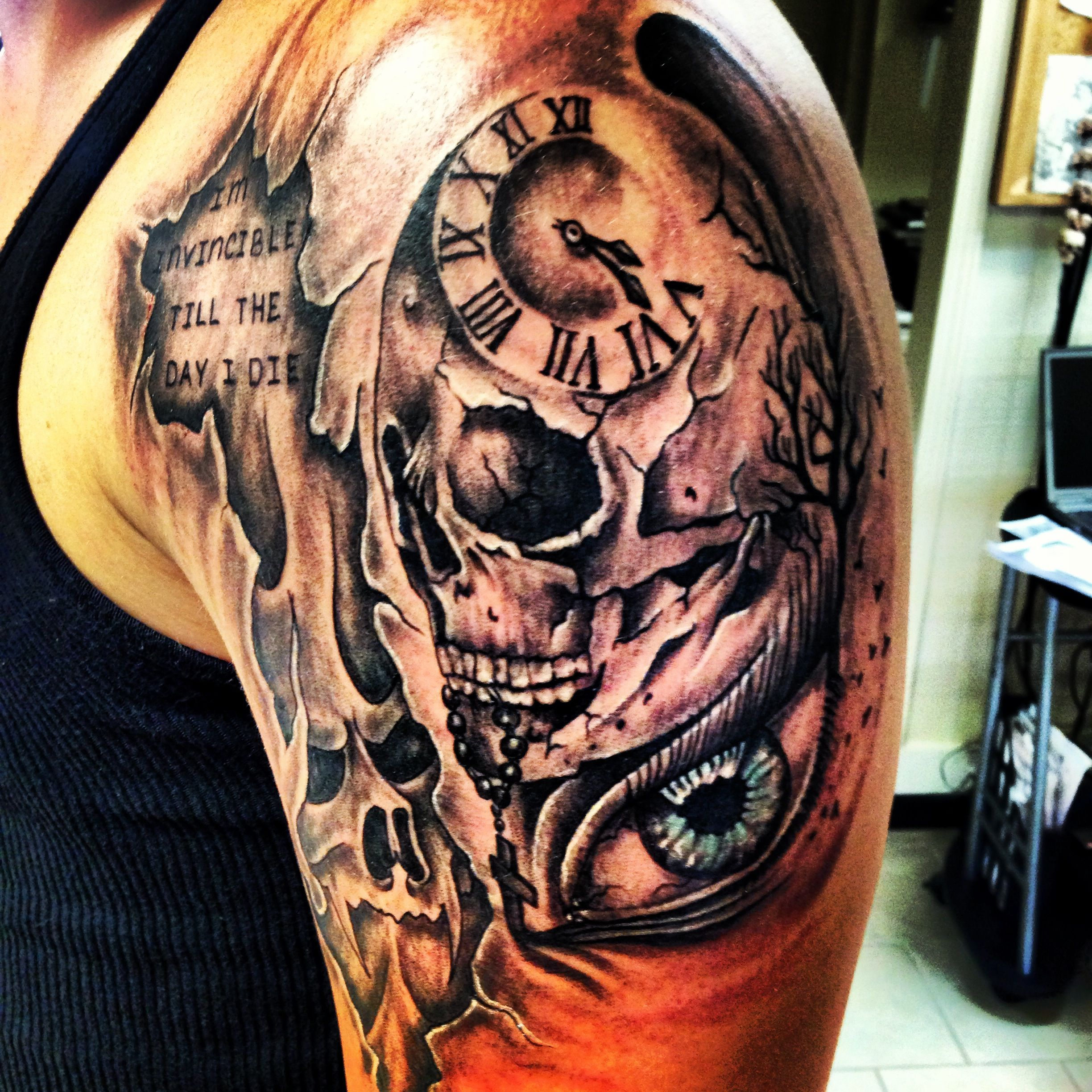 The Start To My Sleeve Theme Based Hell On The Left And Heaven On with sizing 2448 X 2448