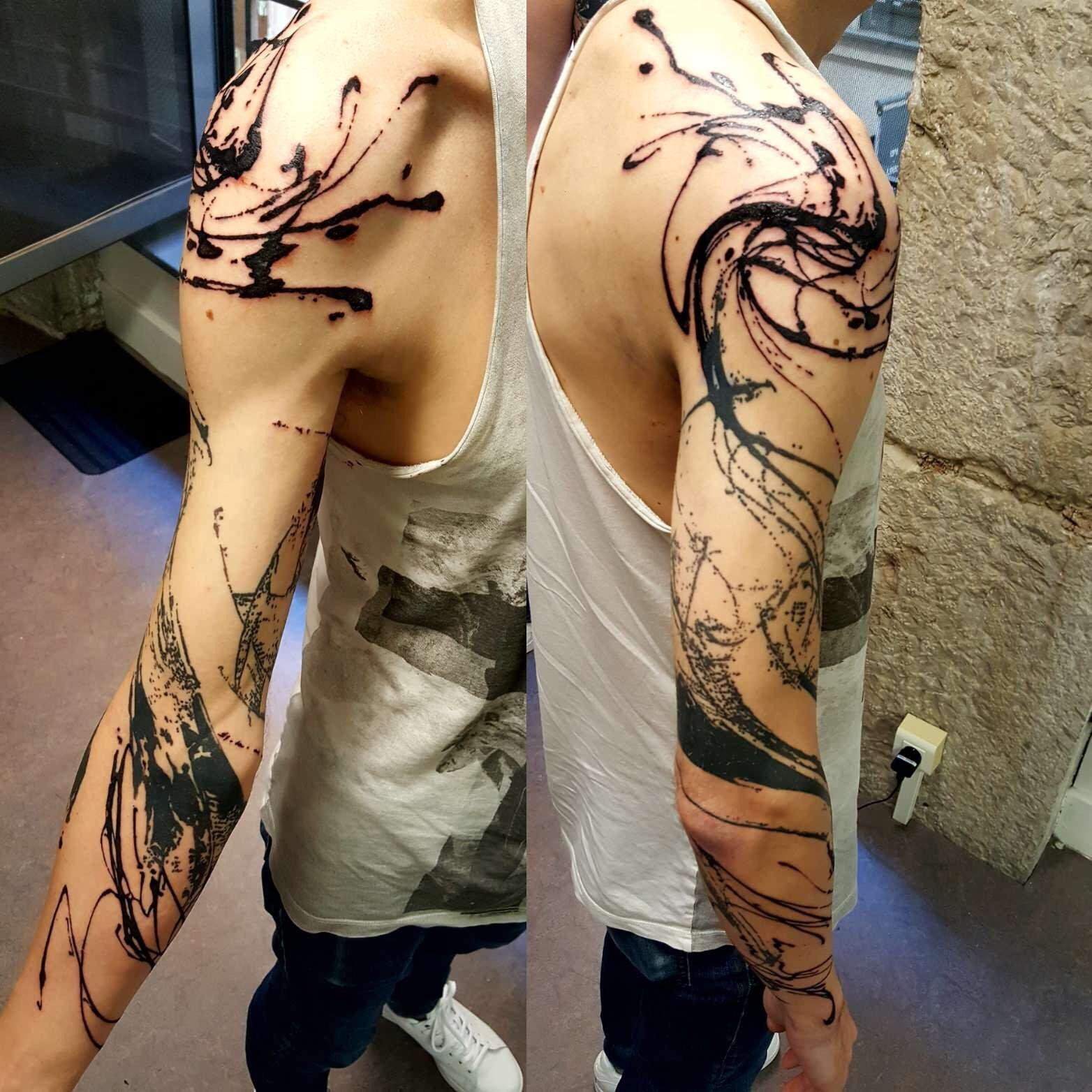 This Guys Abstract Tattoos Atbge with regard to size 1564 X 1564