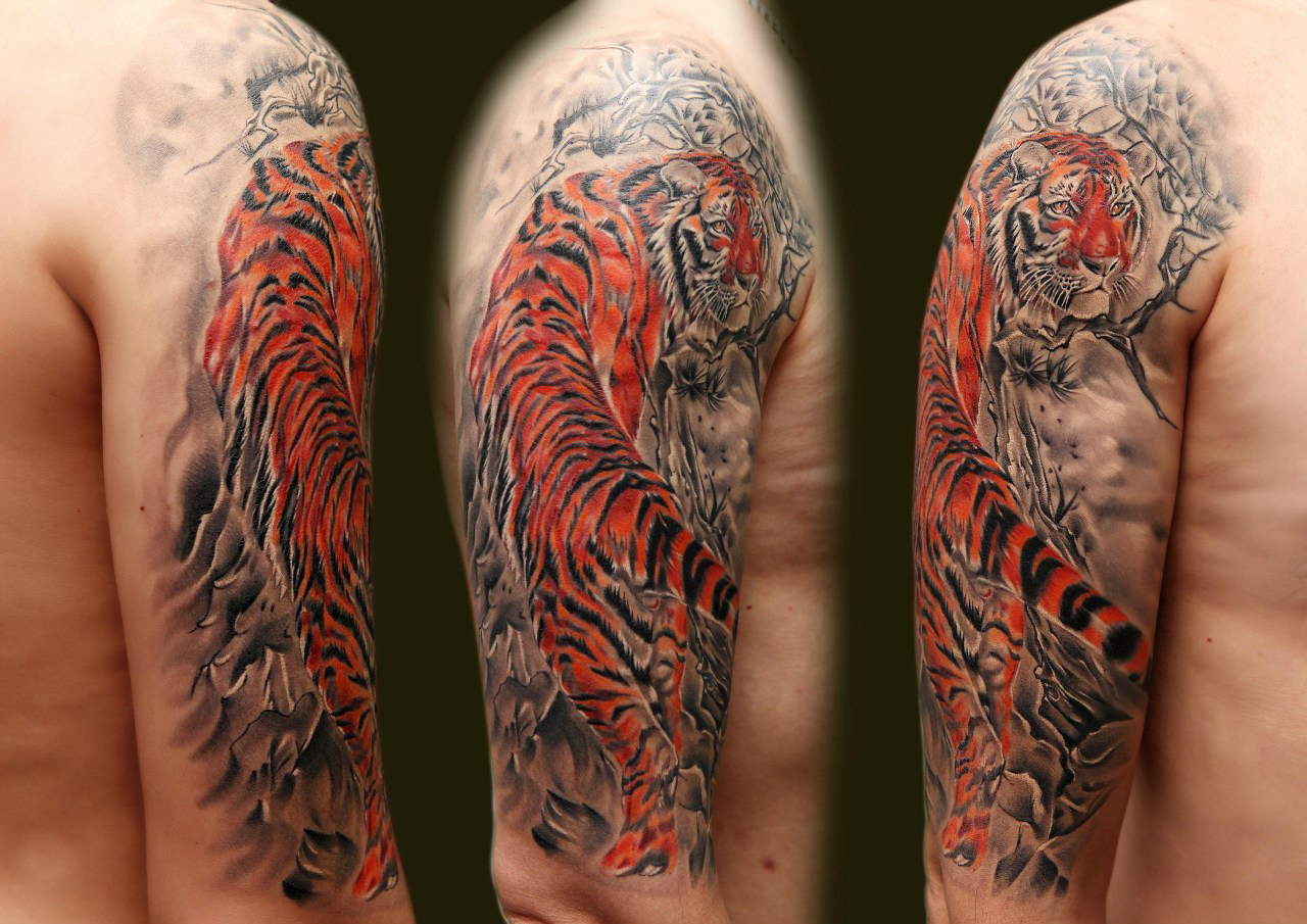 Tiger Japanese Tattoo On Shoulder Idea Best Tattoo Ideas Gallery within measurements 1280 X 905