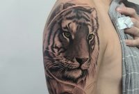 Tiger Shoulder Tattoo National Animal Of Korea Body Art In 2019 in size 1080 X 1160