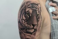 Tiger Shoulder Tattoo National Animal Of Korea Body Art In 2019 pertaining to proportions 1080 X 1160