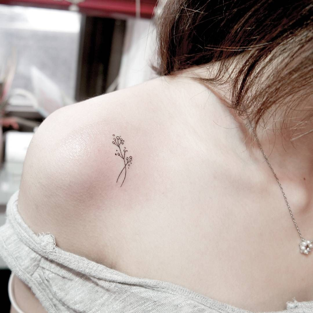 Tiny Shoulder Tat Tattoos On Women 100 Tattoo Small Flower with regard to measurements 1080 X 1080