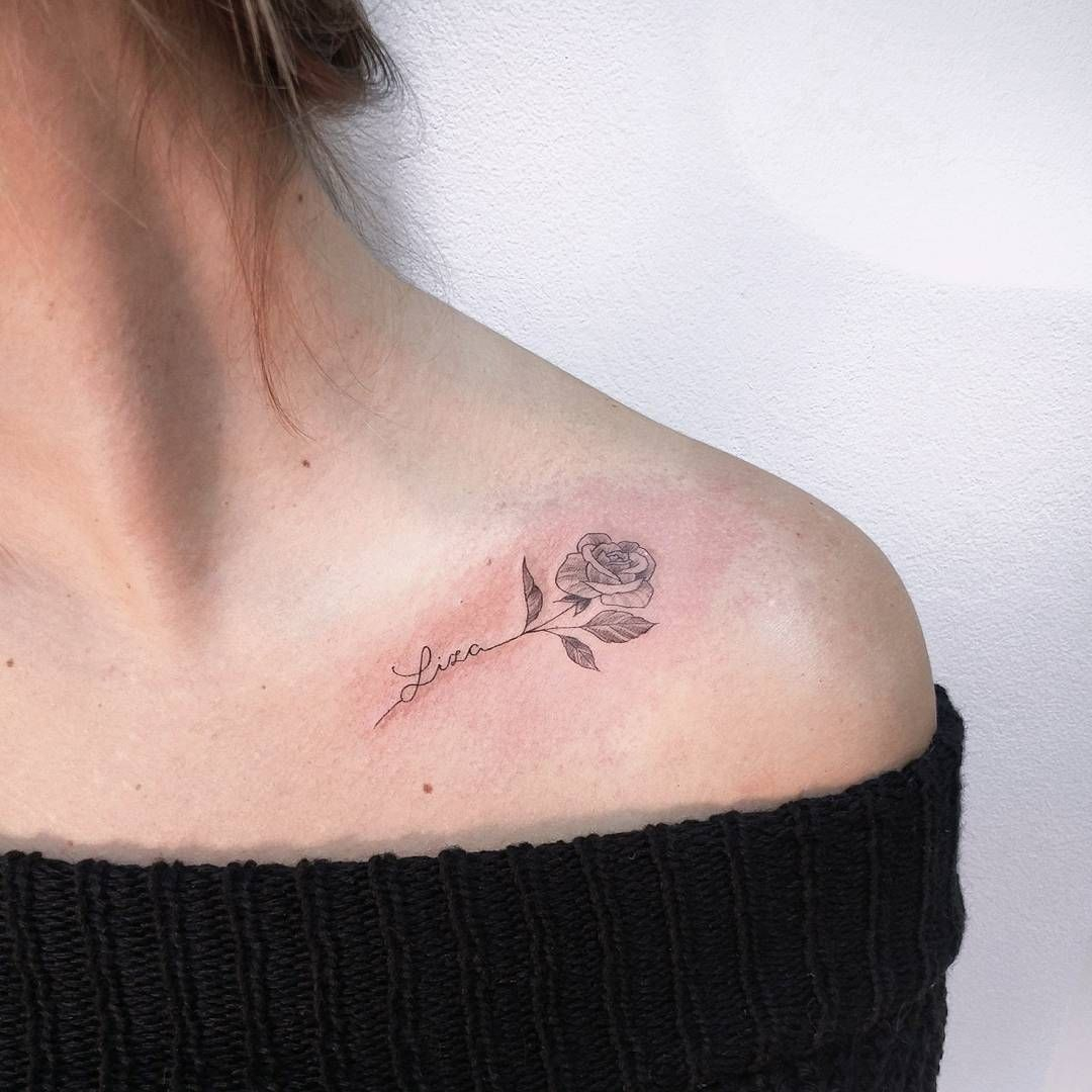 Tiny Small Cute Rose Tattoo Irene Bogachuk Tattoos Irene in dimensions 1080 X 1080