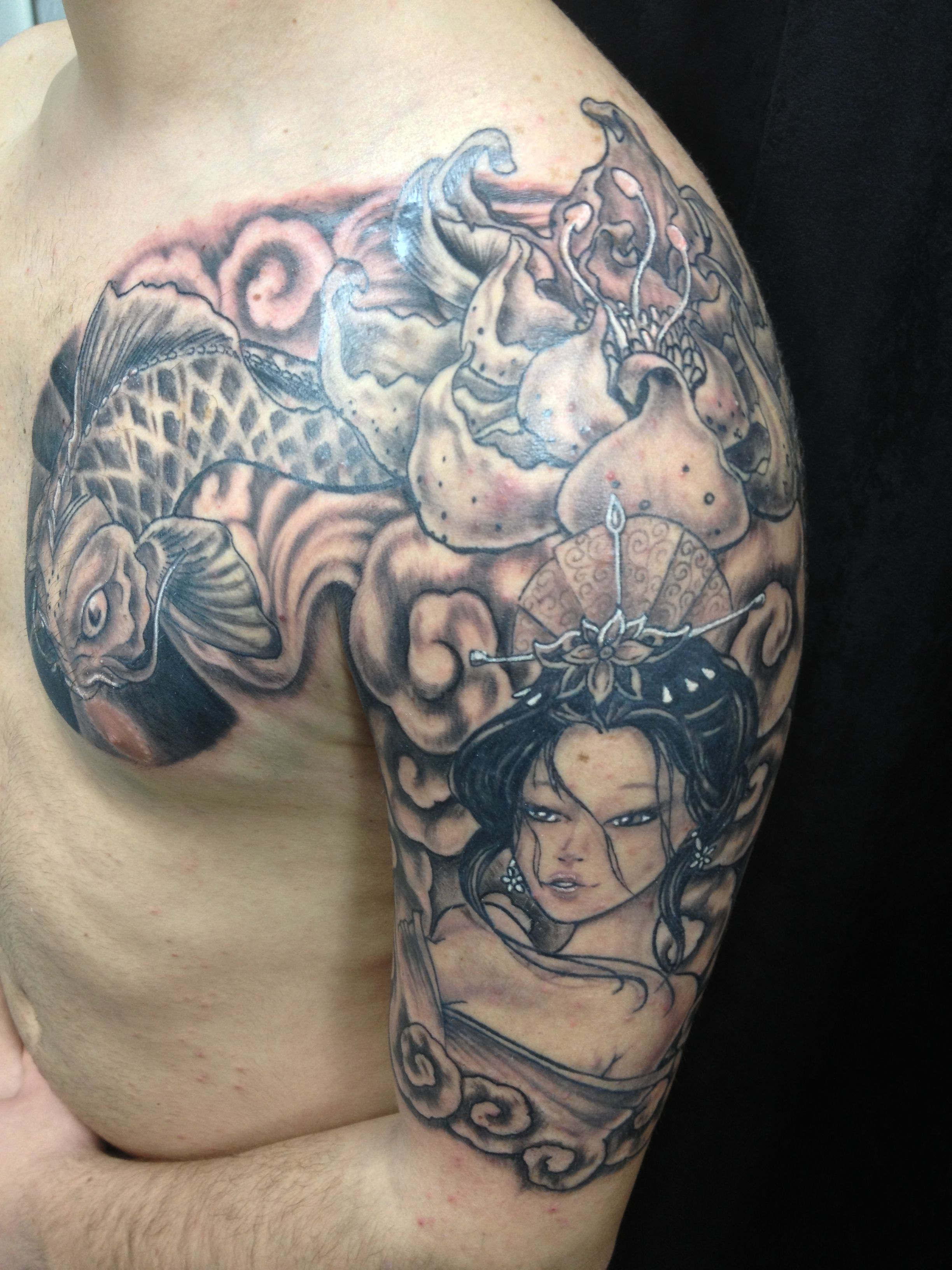 Traditional Japanese Tattoo 02 Oldies Tokmakhan Hand Sleeve throughout dimensions 2448 X 3264