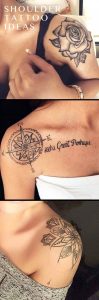 Trendy Cute Shoulder Tattoo Ideas For Women Geometric Mandala throughout measurements 677 X 2048
