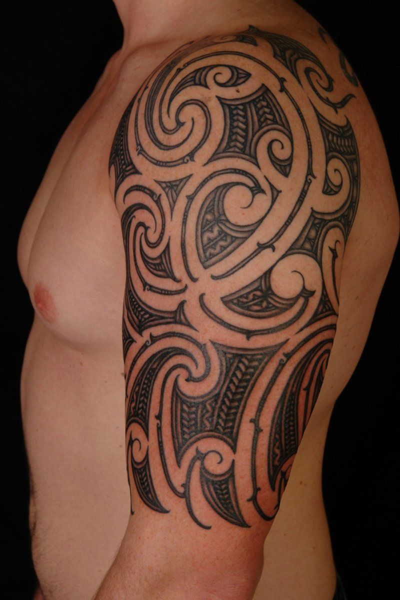 Tribal Half Sleeve Tattoo Design For Men 2 Tattoos Book 65000 throughout size 800 X 1200