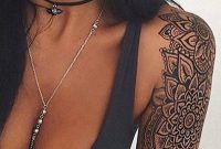 Tribal Mandala Shoulder Tattoo Ideas Geometric Arm Sleeve Tatouage throughout measurements 1122 X 2047