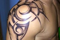 Tribal Shoulder Tattoo For Men with regard to proportions 800 X 1040