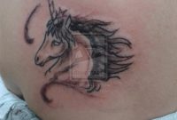 Unicorn Back Shoulder Tattoo For Girls throughout size 900 X 1200