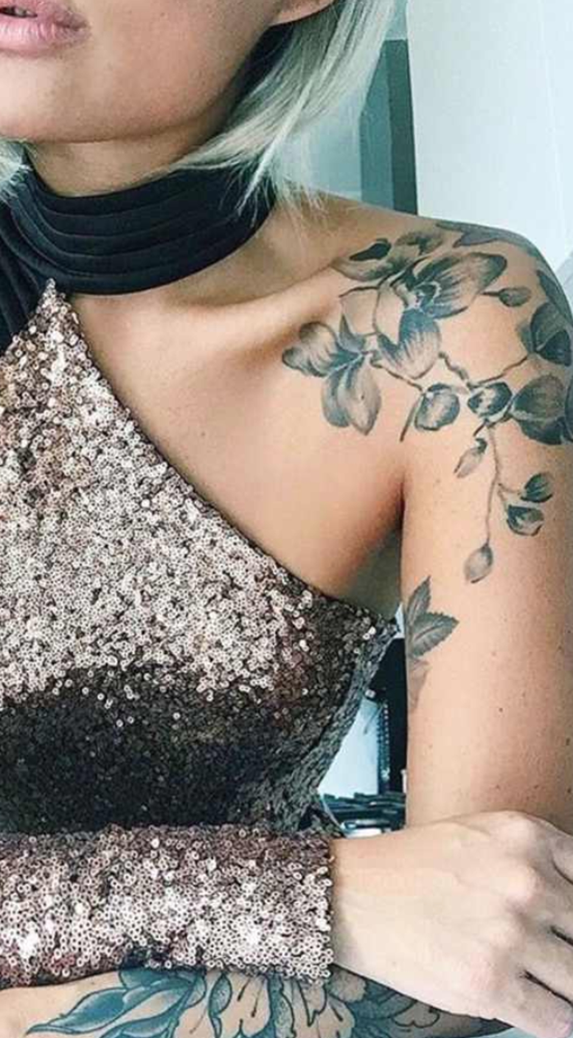 Unique Flower Shoulder Tattoo Ideas Full Arm Sleeve Cherry Blossom with measurements 1131 X 2048