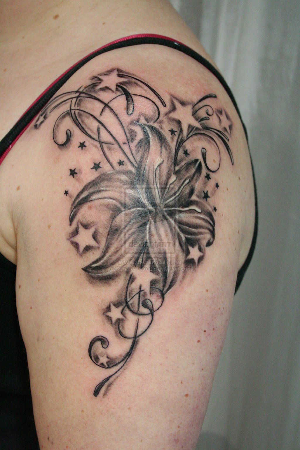 Unique Tribal Flower Tattoo Designs Are Very Well Known Specially pertaining to measurements 1024 X 1536