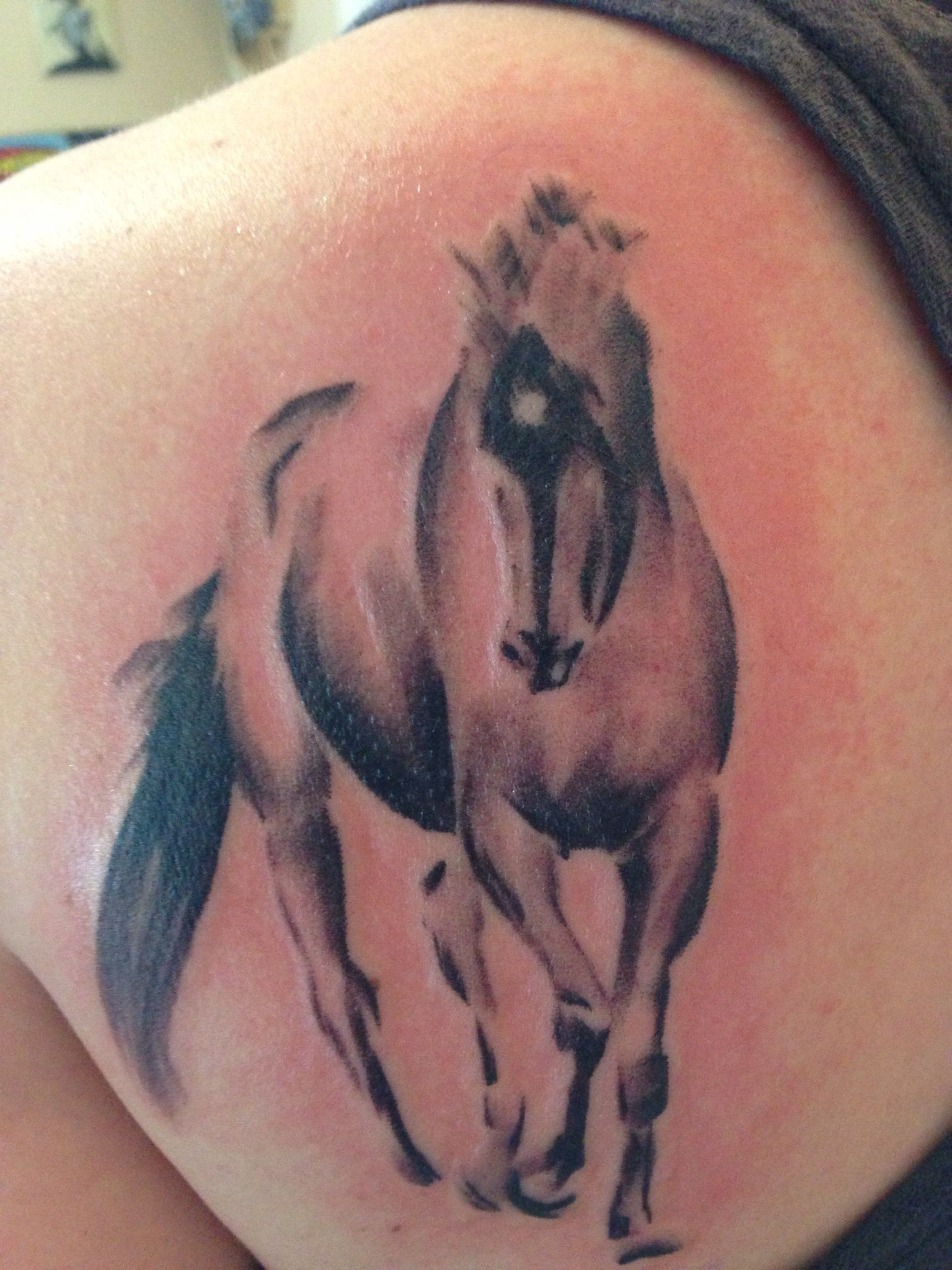 Watercolor Horse Tattoo Beautiful Tattoo Horse Tattoo Design in measurements 1536 X 2048