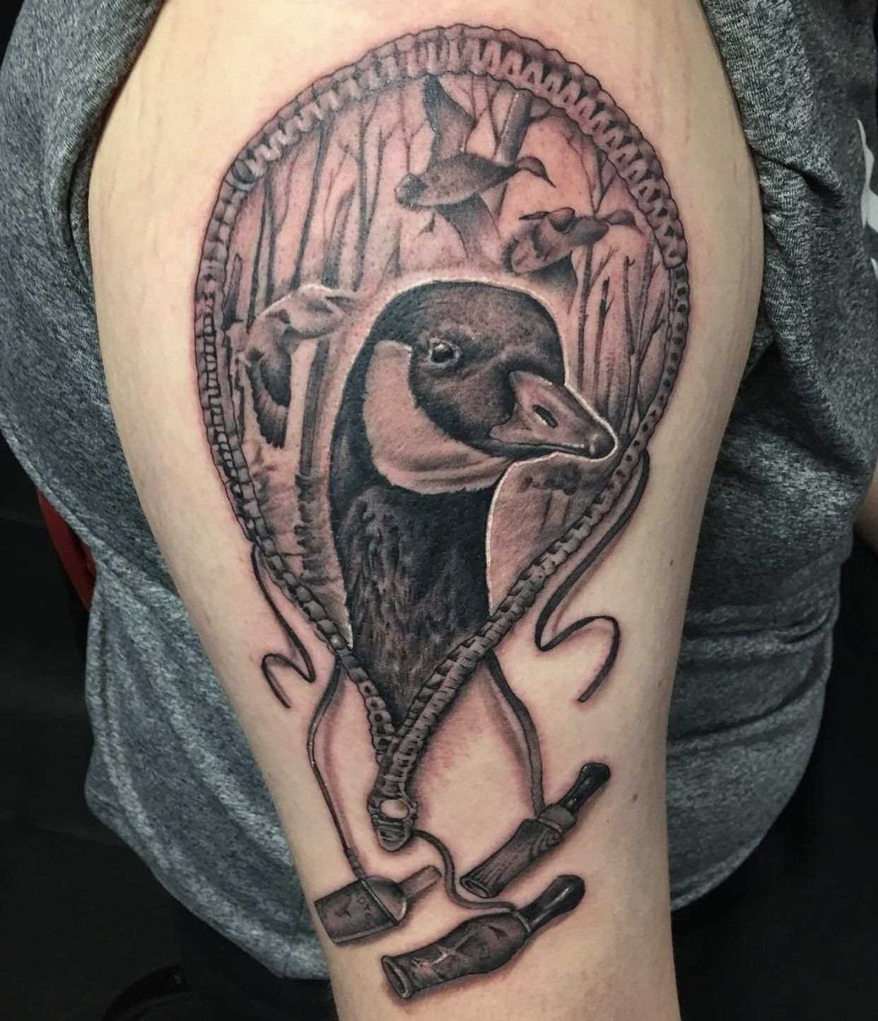 Waterfowl Tattoo Tattoo Piercings Hunting Tattoos Duck inside dimensions 1242 X 1444