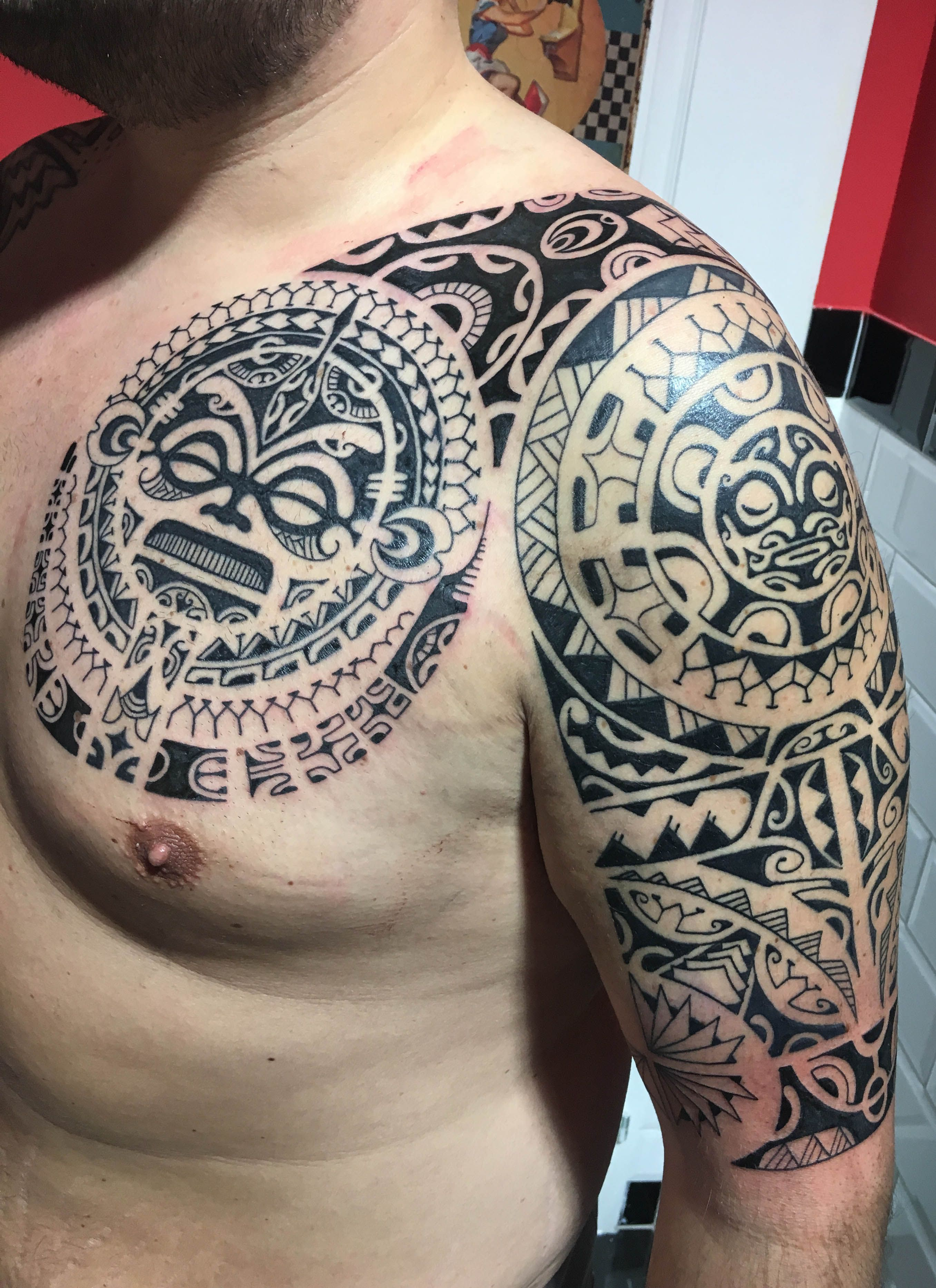 Westendtattoowien Tattoo Maori Tattoo Polynesian Tattoo Arm inside proportions 2712 X 3732