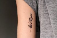 Wildflowers In The Inner Arm Dalmontt Lovee Tattoos Dainty with regard to dimensions 1742 X 2320