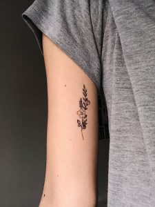 Wildflowers In The Inner Arm Dalmontt Lovee Tattoos Dainty with regard to dimensions 1742 X 2320