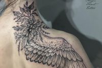 Winged Tattoos On Women Tattoos Back Tattoo Flower Tattoos for proportions 1080 X 1349