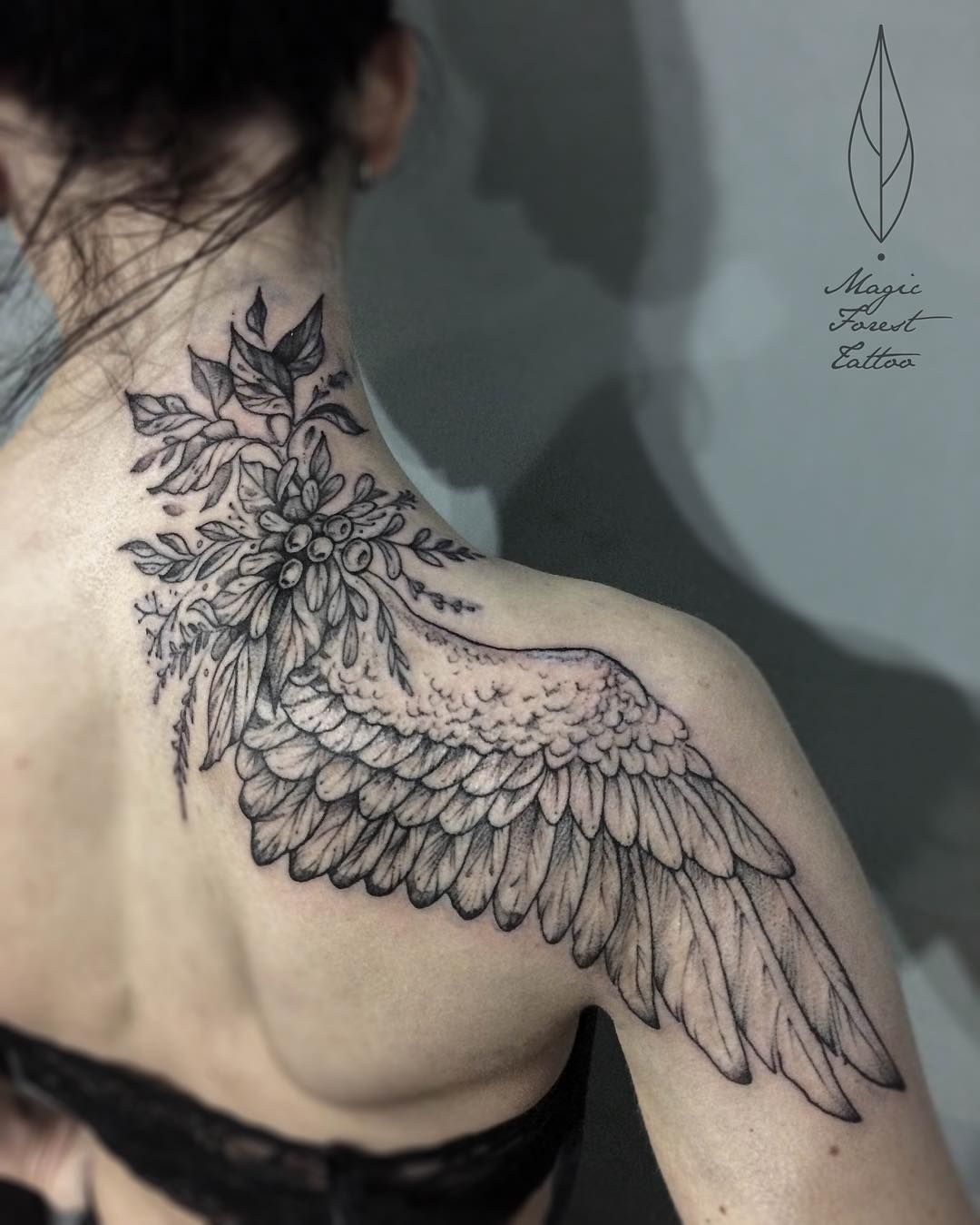 Winged Tattoos On Women Tattoos Back Tattoo Flower Tattoos pertaining to size 1080 X 1349