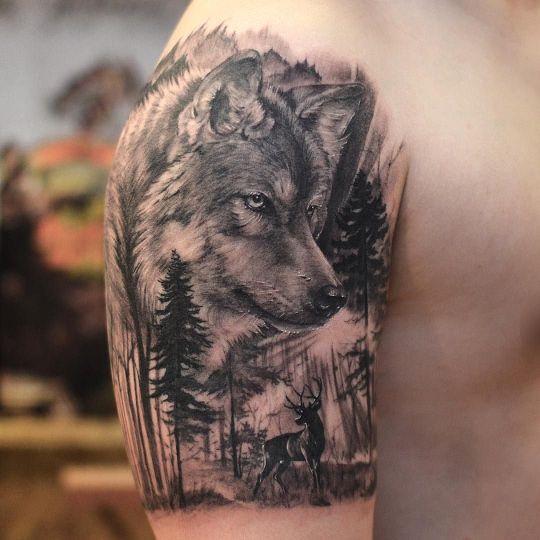 Wolf Tattoo Design Wolf Tattoo Design Black Wolf Tattoo Design pertaining to proportions 1080 X 1080