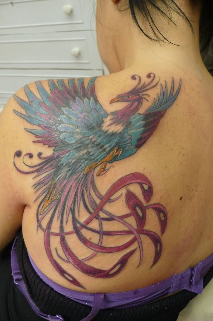 Wonderful Left Back Shoulder Phoenix Tattoo Tattoos Shoulder throughout sizing 729 X 1095